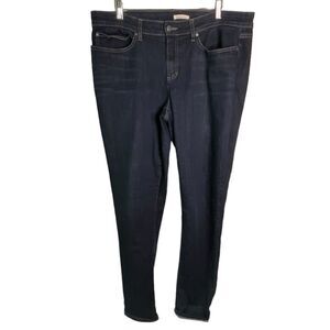 Eileen Fisher Women's Blue Organic Cotton Dark Wash‎ Jeans Size 14